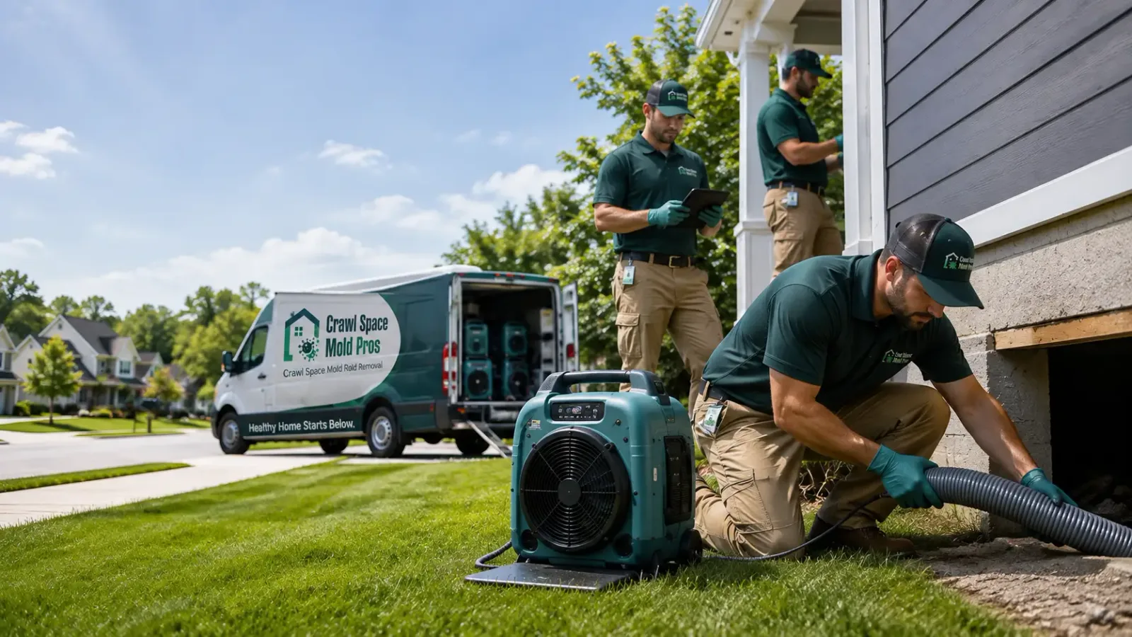 Crawl Space Mold Removal in England, AR